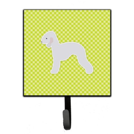 MICASA Bedlington Terrier Checkerboard Green Leash or Key Holder MI230126